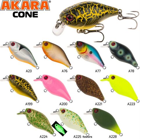 Vobleris AKARA «Cone» 35 F ( 4,0 g, 35 mm )